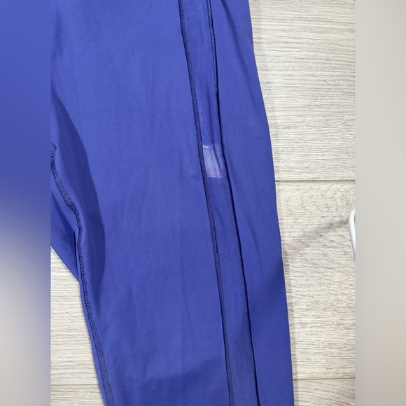 NWT Calia inspire womens mesh leggings 7/8 in rich blue LG gym workout active - Picture 5 of 6